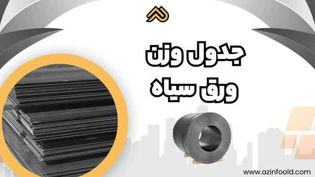 جدول وزن ورق آهنی ساختمانی سیاه 3
